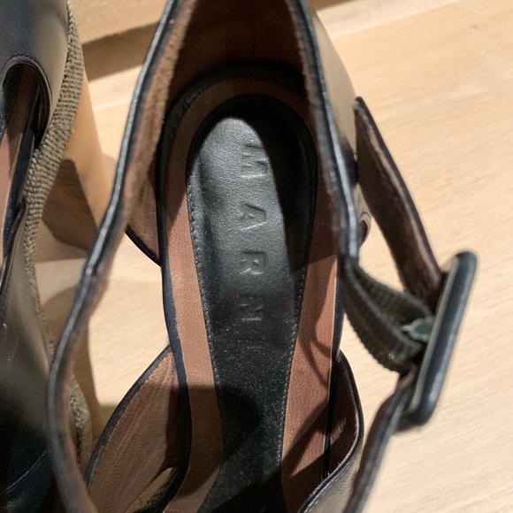 MARNI women’s heeled peep toe with platform - Picture 3 of 6